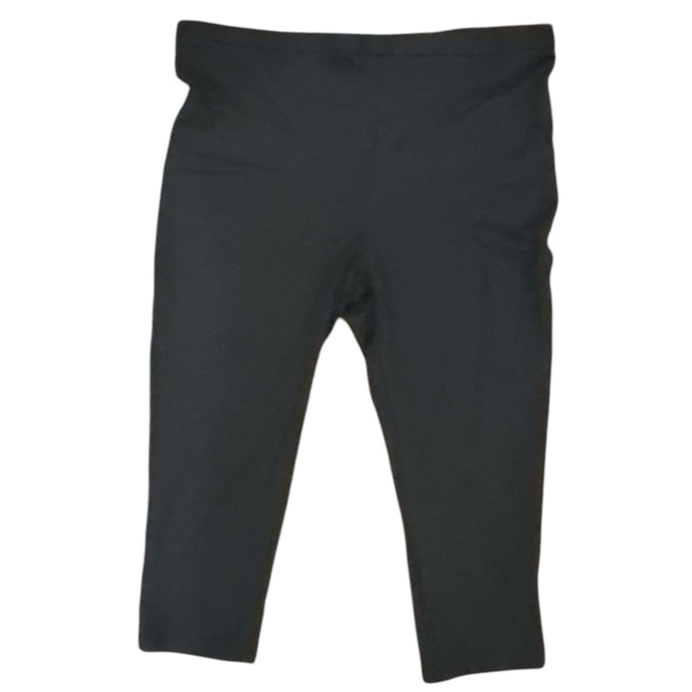 Joan Vass Black Women's capri athletic Pants Sz XL